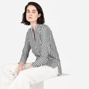 Everlane Cotton Poplin Split-neck Popover Shirt